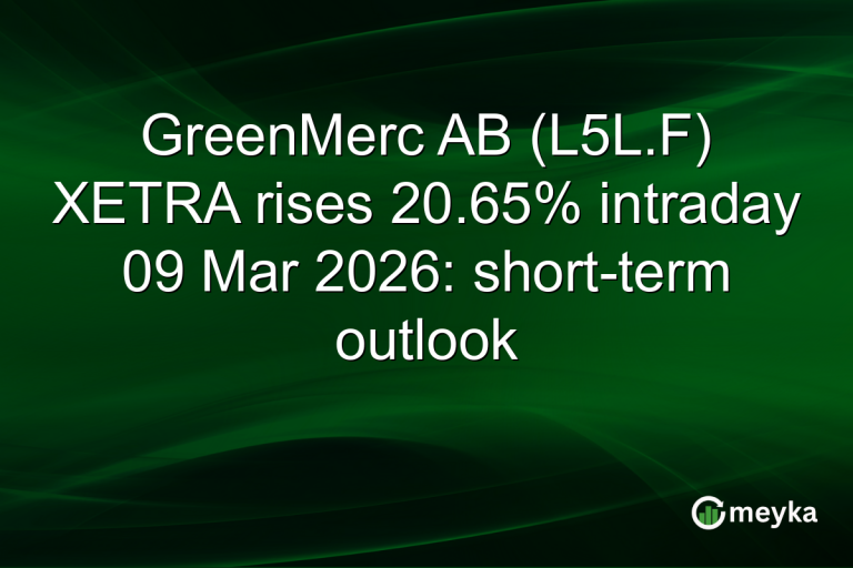 GreenMerc AB (L5L.F) XETRA rises 20.65% intraday 09 Mar 2026: short-term outlook
