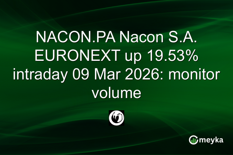 NACON.PA Nacon S.A. EURONEXT up 19.53% intraday 09 Mar 2026: monitor volume