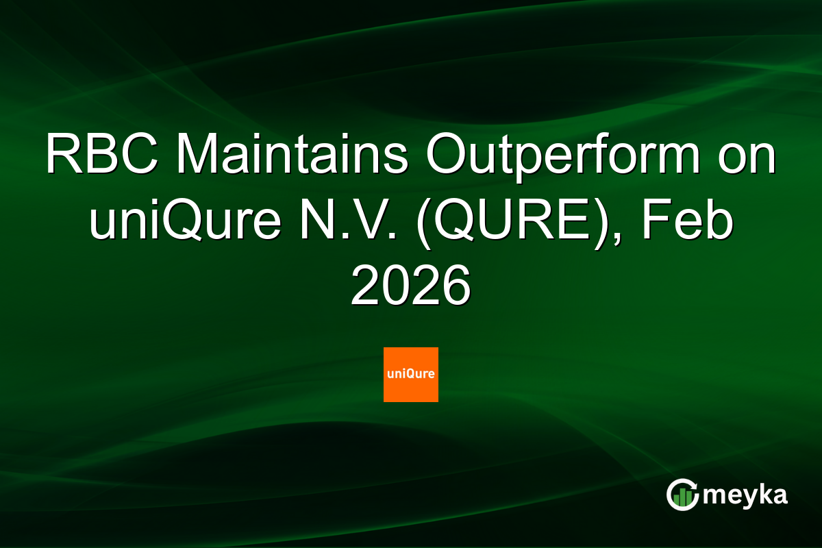 RBC Maintains Outperform on uniQure N.V. (QURE), Feb 2026