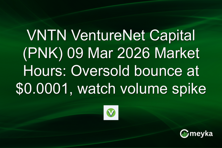 VNTN VentureNet Capital (PNK) 09 Mar 2026 Market Hours: Oversold bounce at $0.0001, watch volume spike