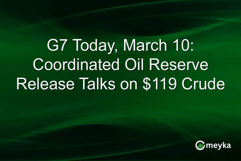 G7 Today, March 10: Coordinated Oil Reserve Release Talks on $119 Crude