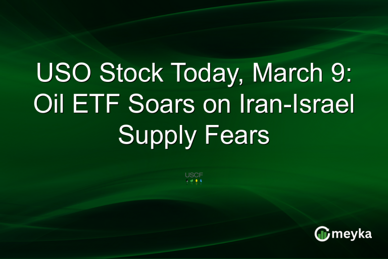USO Stock Today, March 9: Oil ETF Soars on Iran-Israel Supply Fears