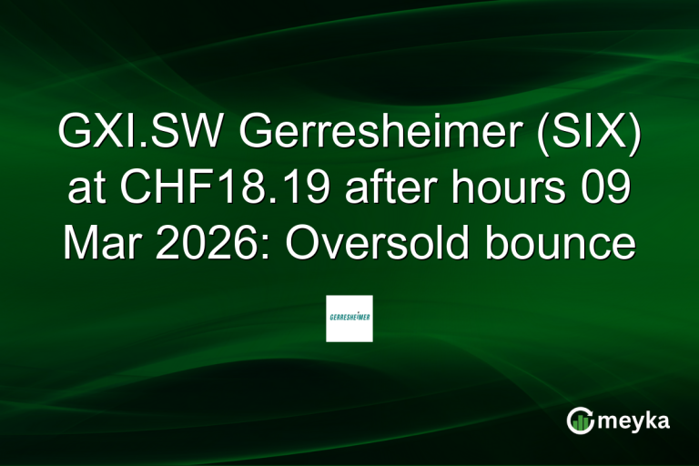GXI.SW Gerresheimer (SIX) at CHF18.19 after hours 09 Mar 2026: Oversold bounce
