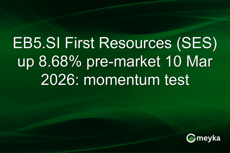 EB5.SI First Resources (SES) up 8.68% pre-market 10 Mar 2026: momentum test