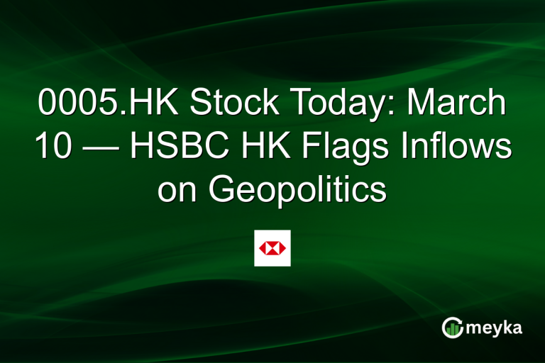 0005.HK Stock Today: March 10 — HSBC HK Flags Inflows on Geopolitics
