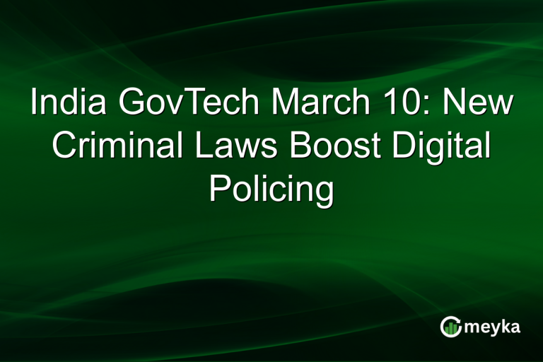 India GovTech March 10: New Criminal Laws Boost Digital Policing