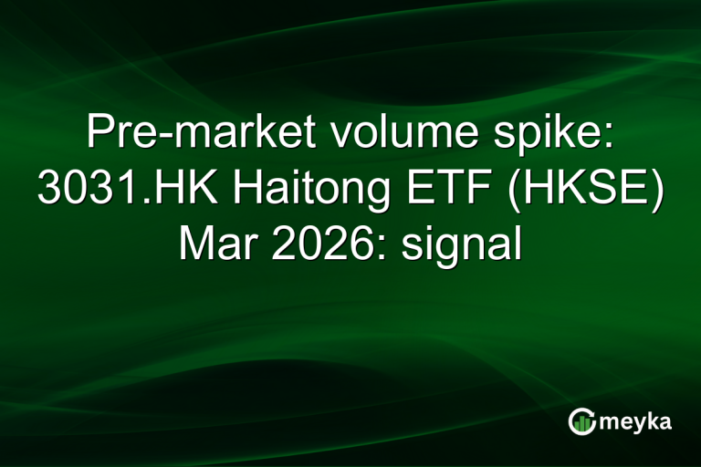Pre-market volume spike: 3031.HK Haitong ETF (HKSE) Mar 2026: signal