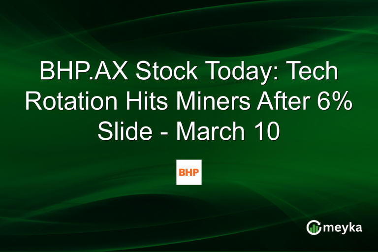 BHP.AX Stock Today: Tech Rotation Hits Miners After 6% Slide - March 10