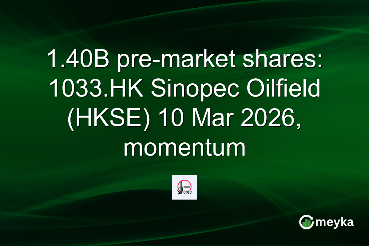 1.40B pre-market shares: 1033.HK Sinopec Oilfield (HKSE) 10 Mar 2026, momentum