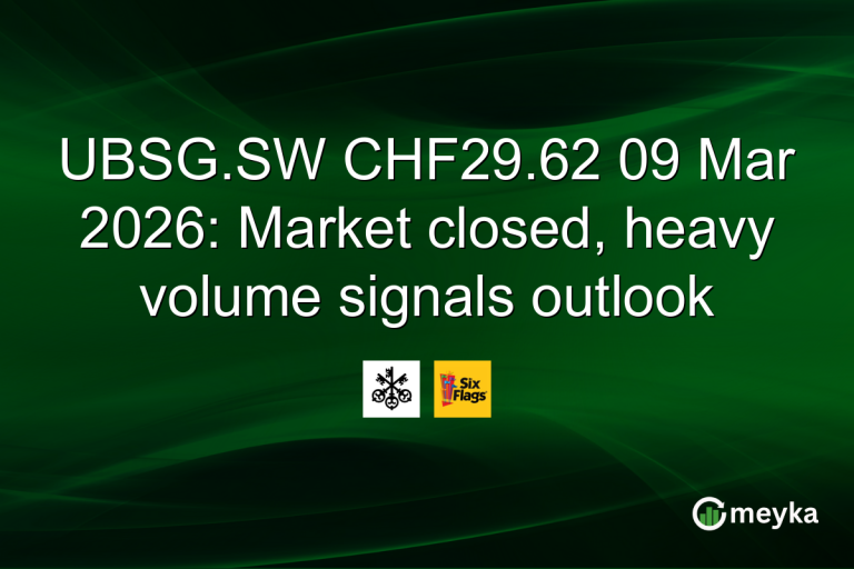 UBSG.SW CHF29.62 09 Mar 2026: Market closed, heavy volume signals outlook