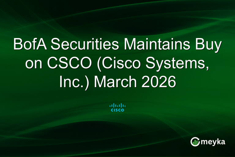 BofA Securities Maintains Buy on CSCO (Cisco Systems, Inc.) March 2026