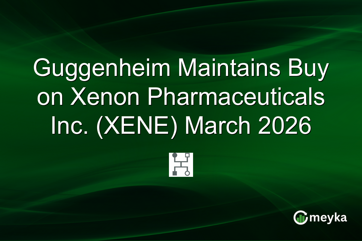 Guggenheim Maintains Buy on Xenon Pharmaceuticals Inc. (XENE) March 2026