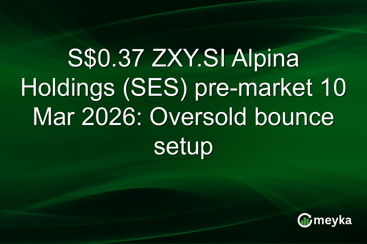 S$0.37 ZXY.SI Alpina Holdings (SES) pre-market 10 Mar 2026: Oversold bounce setup