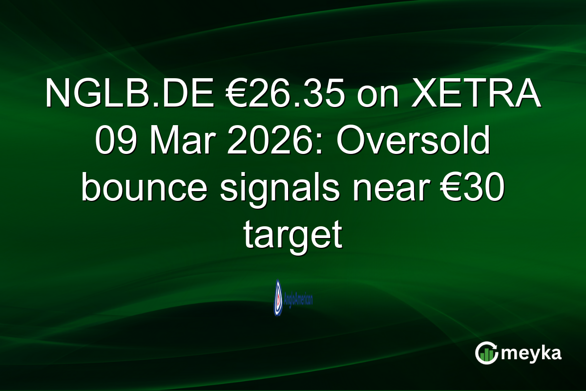 NGLB.DE €26.35 on XETRA 09 Mar 2026: Oversold bounce signals near €30 target