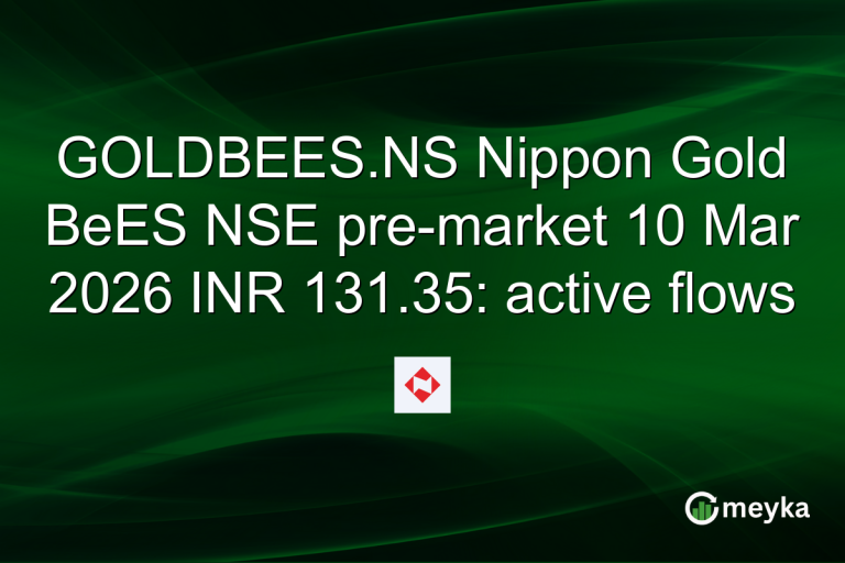 GOLDBEES.NS Nippon Gold BeES NSE pre-market 10 Mar 2026 INR 131.35: active flows