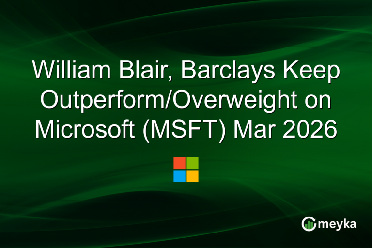 William Blair, Barclays Keep Outperform/Overweight on Microsoft (MSFT) Mar 2026