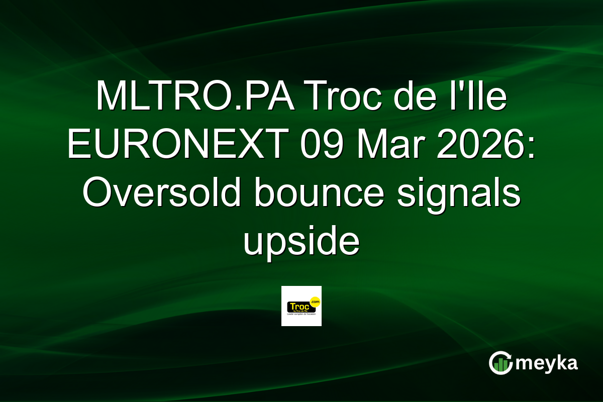 MLTRO.PA Troc de l’Ile EURONEXT 09 Mar 2026: Oversold bounce signals upside