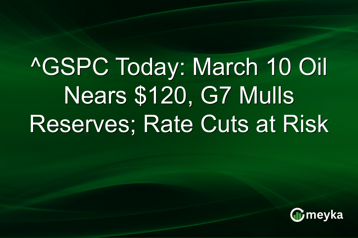 ^GSPC Today: March 10 Oil Nears $120, G7 Mulls Reserves; Rate Cuts at Risk