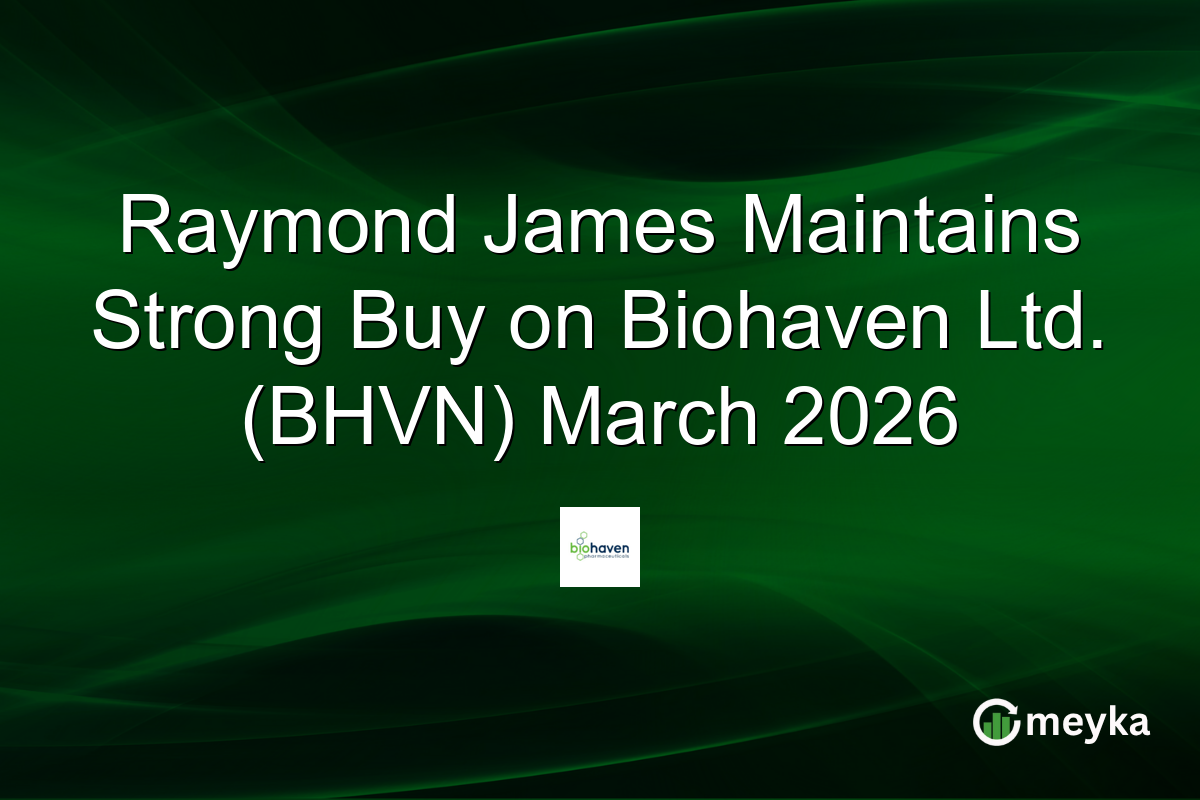 Raymond James Maintains Strong Buy on Biohaven Ltd. (BHVN) March 2026