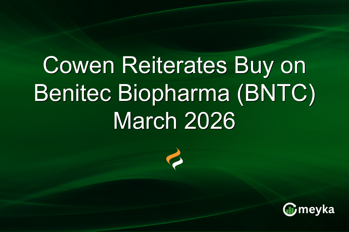 Cowen Reiterates Buy on Benitec Biopharma (BNTC) March 2026