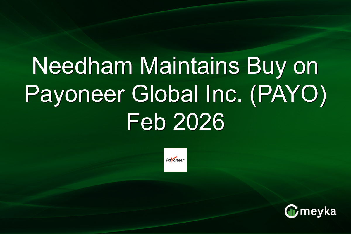 Needham Maintains Buy on Payoneer Global Inc. (PAYO) Feb 2026