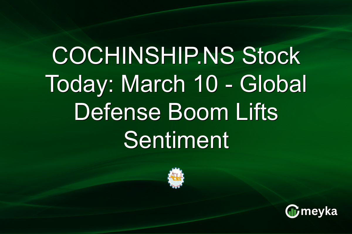 COCHINSHIP.NS Stock Today: March 10 – Global Defense Boom Lifts Sentiment