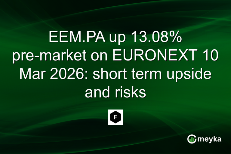 EEM.PA up 13.08% pre-market on EURONEXT 10 Mar 2026: short term upside and risks