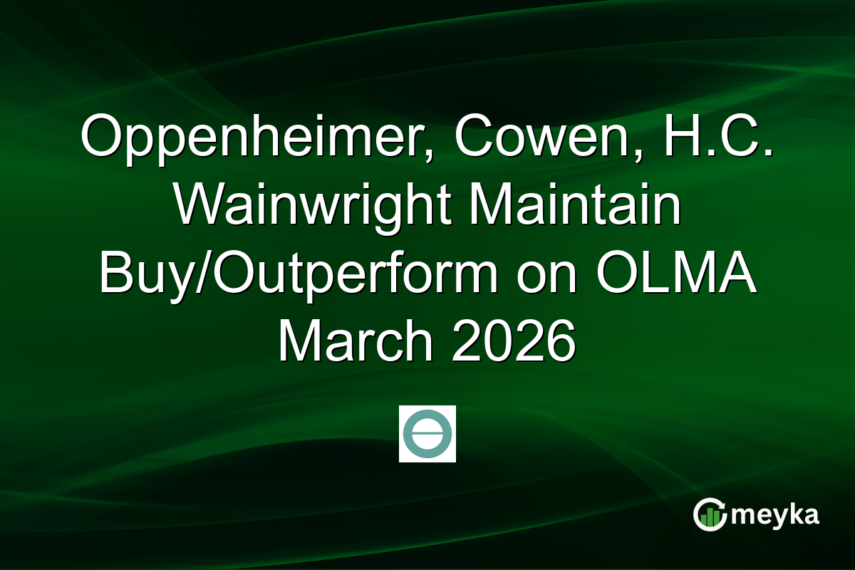 Oppenheimer, Cowen, H.C. Wainwright Maintain Buy/Outperform on OLMA March 2026