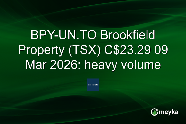 BPY-UN.TO Brookfield Property (TSX) C$23.29 09 Mar 2026: heavy volume