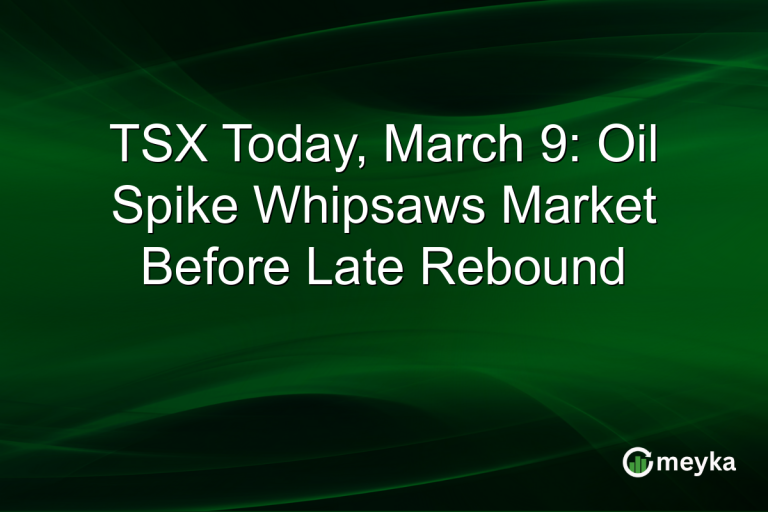 TSX Today, March 9: Oil Spike Whipsaws Market Before Late Rebound
