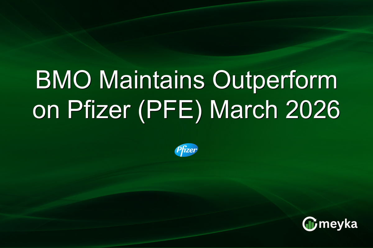 BMO Maintains Outperform on Pfizer (PFE) March 2026