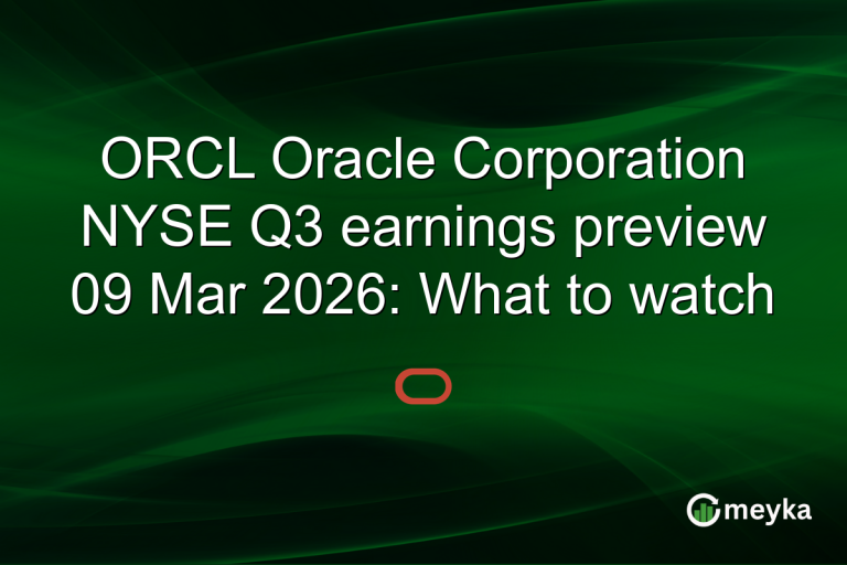 ORCL Oracle Corporation NYSE Q3 earnings preview 09 Mar 2026: What to watch