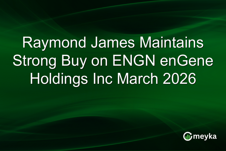 Raymond James Maintains Strong Buy on ENGN enGene Holdings Inc March 2026