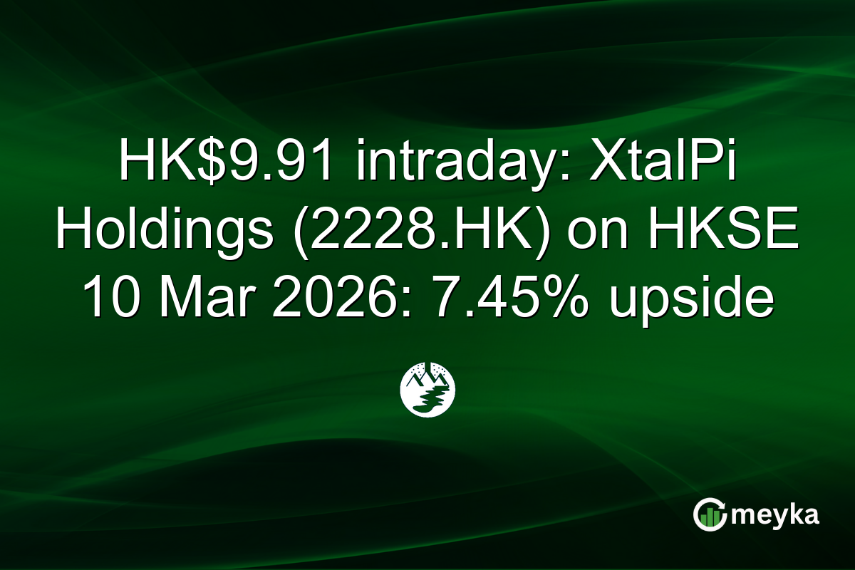 HK$9.91 intraday: XtalPi Holdings (2228.HK) on HKSE 10 Mar 2026: 7.45% upside