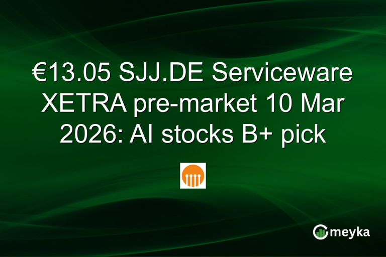 €13.05 SJJ.DE Serviceware XETRA pre-market 10 Mar 2026: AI stocks B+ pick
