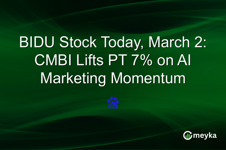 BIDU Stock Today, March 2: CMBI Lifts PT 7% on AI Marketing Momentum