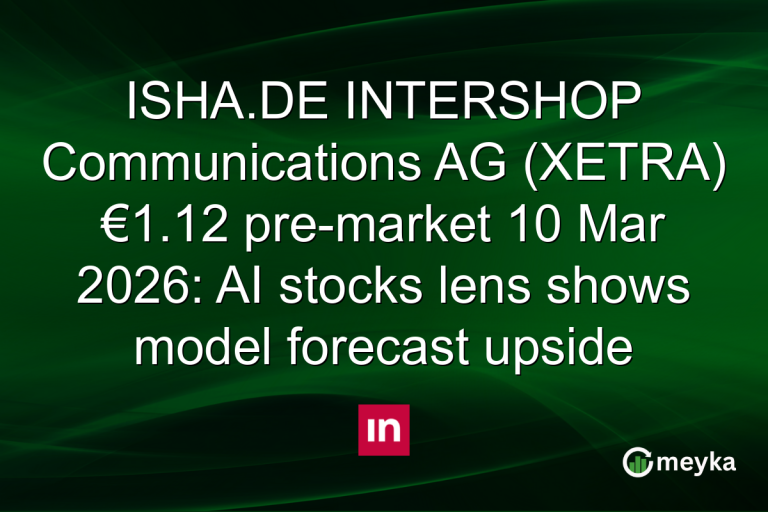 ISHA.DE INTERSHOP Communications AG (XETRA) €1.12 pre-market 10 Mar 2026: AI stocks lens shows model forecast upside