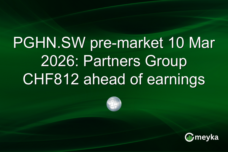 PGHN.SW pre-market 10 Mar 2026: Partners Group CHF812 ahead of earnings