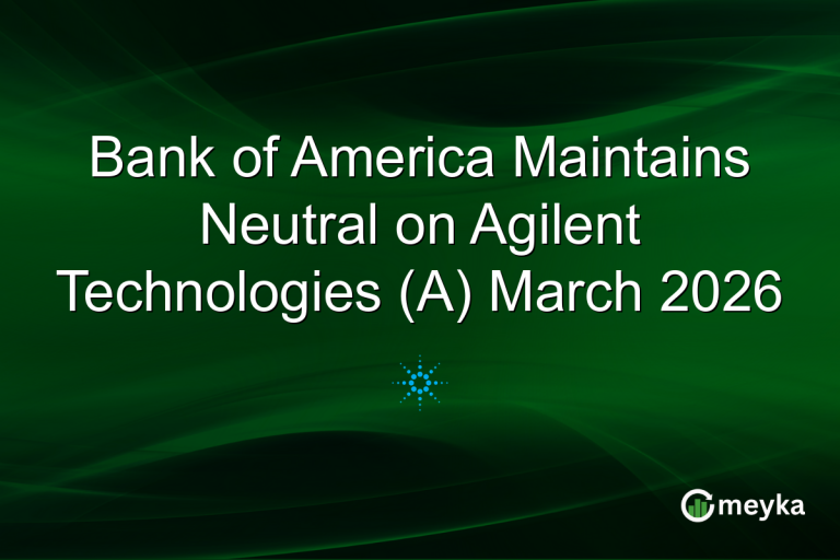 Bank of America Maintains Neutral on Agilent Technologies (A) March 2026