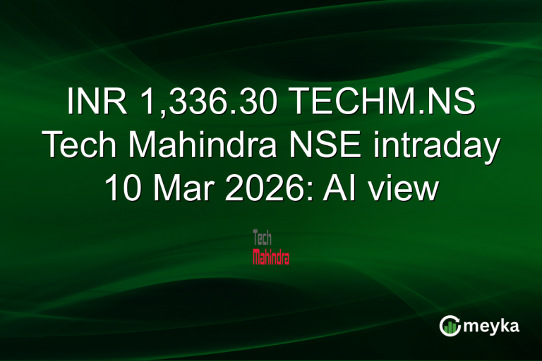 INR 1,336.30 TECHM.NS Tech Mahindra NSE intraday 10 Mar 2026: AI view