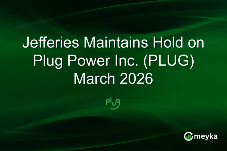Jefferies Maintains Hold on Plug Power Inc. (PLUG) March 2026