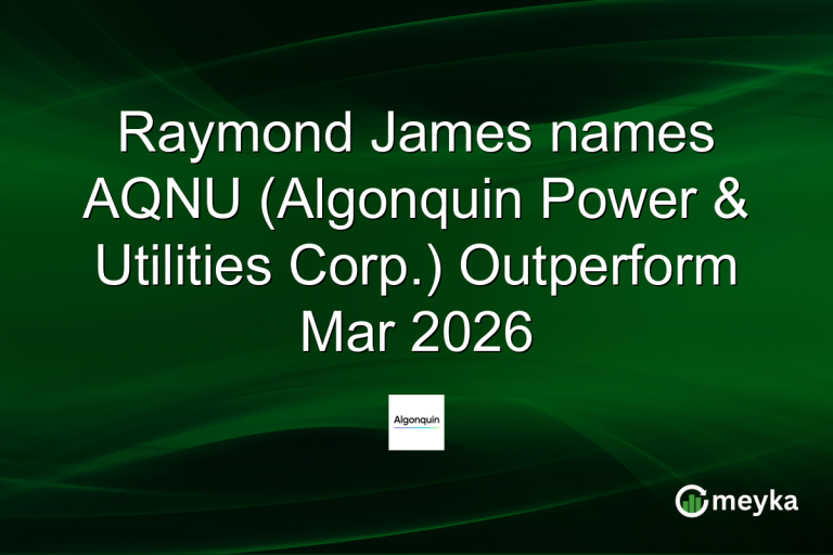 Raymond James names AQNU (Algonquin Power & Utilities Corp.) Outperform Mar 2026