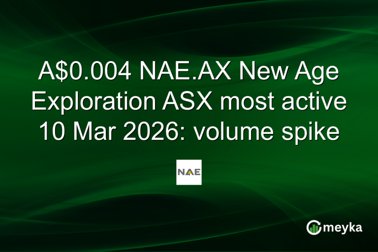 A$0.004 NAE.AX New Age Exploration ASX most active 10 Mar 2026: volume spike