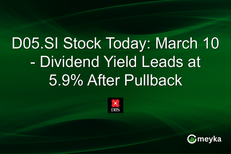 D05.SI Stock Today: March 10 - Dividend Yield Leads at 5.9% After Pullback