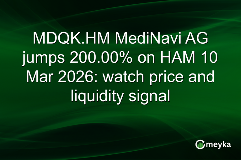 MDQK.HM MediNavi AG jumps 200.00% on HAM 10 Mar 2026: watch price and liquidity signal