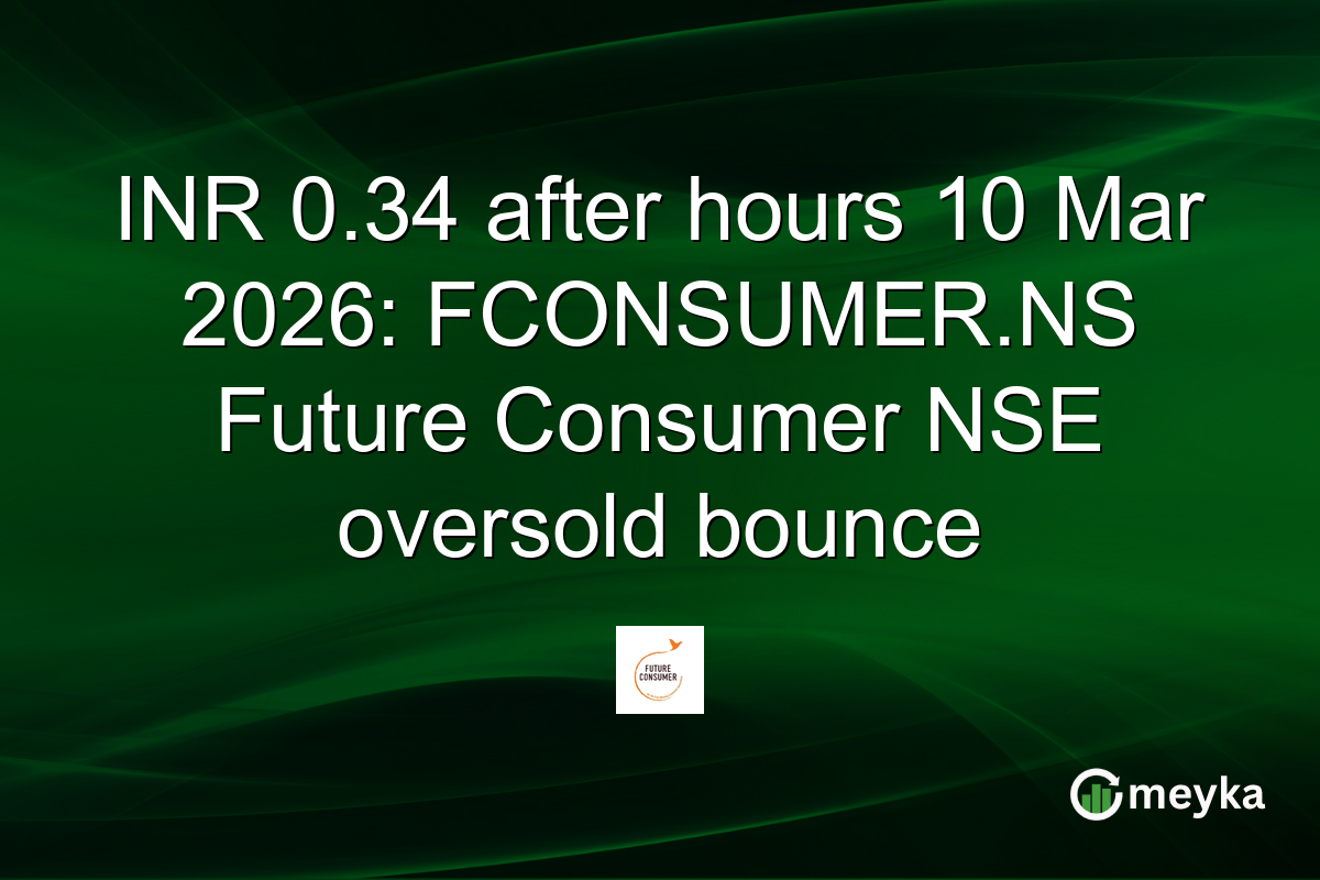 INR 0.34 after hours 10 Mar 2026: FCONSUMER.NS Future Consumer NSE oversold bounce