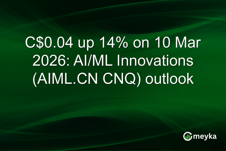 C$0.04 up 14% on 10 Mar 2026: AI/ML Innovations (AIML.CN CNQ) outlook