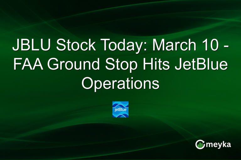 JBLU Stock Today: March 10 - FAA Ground Stop Hits JetBlue Operations