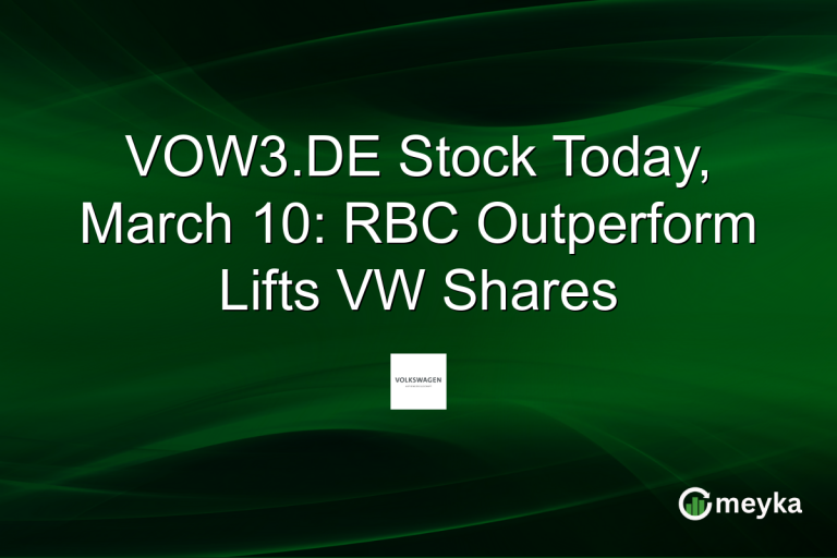VOW3.DE Stock Today, March 10: RBC Outperform Lifts VW Shares