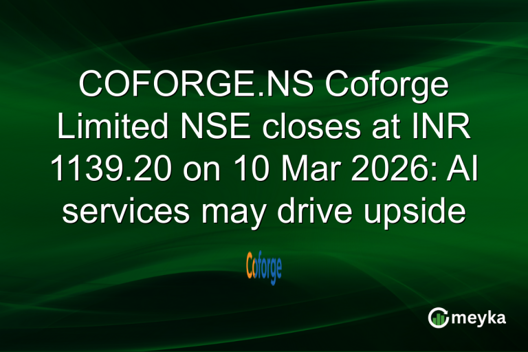 COFORGE.NS Coforge Limited NSE closes at INR 1139.20 on 10 Mar 2026: AI services may drive upside